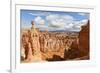 Thor's Hammer from the Navajo Loop Trail on a Partially Cloudy Day-Eleanor Scriven-Framed Photographic Print