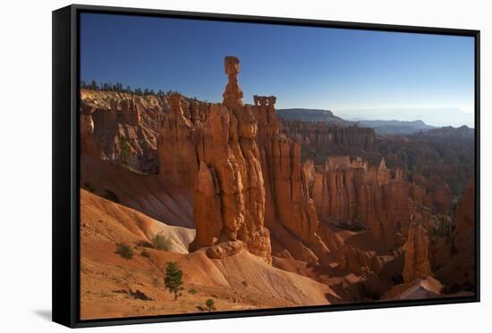 Thor's Hammer in Early Morning from Sunset Point, Bryce Canyon National Park, Utah, USA-Peter Barritt-Framed Stretched Canvas