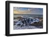 Thor's Well with surf cascading into the well along the Oregon coastline-Darrell Gulin-Framed Photographic Print