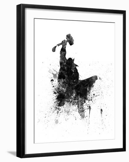 Thor Watercolor I-Jack Hunter-Framed Art Print