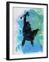 Thor Watercolor-Jack Hunter-Framed Art Print