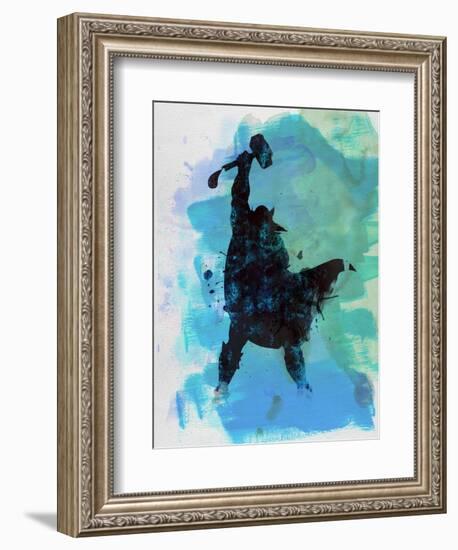 Thor Watercolor-Jack Hunter-Framed Art Print