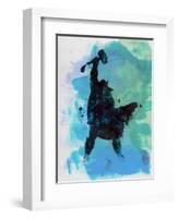 Thor Watercolor-Jack Hunter-Framed Art Print