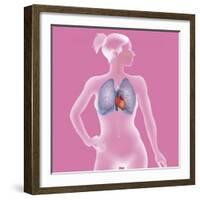 Thorax, Anatomy-Caroline Arquevaux-Framed Giclee Print