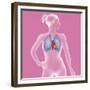 Thorax, Anatomy-Caroline Arquevaux-Framed Giclee Print