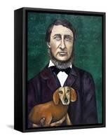 Thoreau-Leah Saulnier-Framed Stretched Canvas