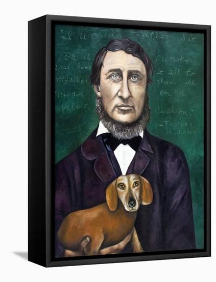 Thoreau-Leah Saulnier-Framed Stretched Canvas