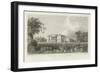Thorndon Hall, Essex, the Seat of Lord Petre-William Henry Bartlett-Framed Giclee Print