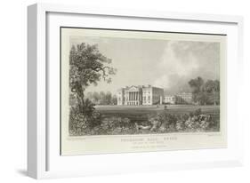 Thorndon Hall, Essex, the Seat of Lord Petre-William Henry Bartlett-Framed Giclee Print