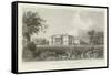 Thorndon Hall, Essex, the Seat of Lord Petre-William Henry Bartlett-Framed Stretched Canvas