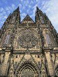 Facade of St. Vitus Cathedral, Prague, Czech Republic, Europe-Thorne Julia-Stretched Canvas