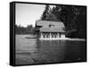 Thornewood Castle Boathouse, Lakewood, WA, 1916-Ashael Curtis-Framed Stretched Canvas