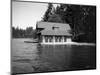 Thornewood Castle Boathouse, Lakewood, WA, 1916-Ashael Curtis-Mounted Giclee Print