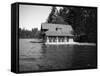 Thornewood Castle Boathouse, Lakewood, WA, 1916-Ashael Curtis-Framed Stretched Canvas