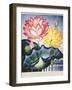 Thornton: Lotus Flower-Thomas Burke-Framed Giclee Print