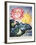 Thornton: Lotus Flower-Thomas Burke-Framed Giclee Print