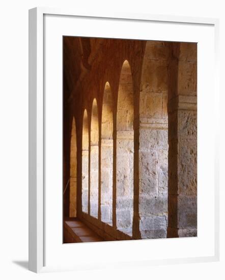 Thoronet Abbey Cloister, Thoronet, Var, Provence, France, Europe-null-Framed Photographic Print
