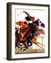 "Thoroughbred Race,"August 4, 1934-Maurice Bower-Framed Giclee Print