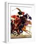 "Thoroughbred Race,"August 4, 1934-Maurice Bower-Framed Giclee Print