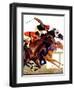 "Thoroughbred Race,"August 4, 1934-Maurice Bower-Framed Giclee Print