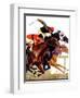 "Thoroughbred Race,"August 4, 1934-Maurice Bower-Framed Giclee Print