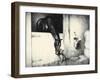 Thoroughbreds; And Their Mascots-C.W. Anderson-Framed Art Print