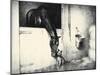 Thoroughbreds; And Their Mascots-C.W. Anderson-Mounted Art Print