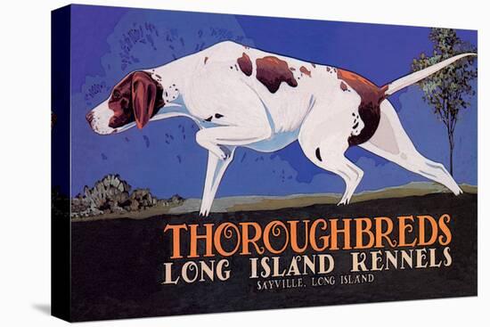 Thoroughbreds, Long Island Kennels-null-Stretched Canvas