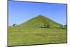 Thorpe Cloud, a Conical Hill with Hawthorns in Blossom and Barn, Dovedale-Eleanor Scriven-Mounted Photographic Print