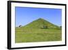 Thorpe Cloud, a Conical Hill with Hawthorns in Blossom and Barn, Dovedale-Eleanor Scriven-Framed Photographic Print
