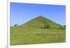 Thorpe Cloud, a Conical Hill with Hawthorns in Blossom and Barn, Dovedale-Eleanor Scriven-Framed Photographic Print