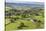 Thorpe Village, Elevated View from Thorpe Cloud, Spring, Near Dovedale, Peak District-Eleanor Scriven-Stretched Canvas