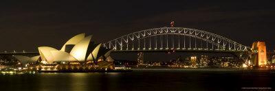 Harbour Sydney, Opera and Harbour Bridge in Sydney, New South Wales, Sydney, Australia-Thorsten Milse-Photographic Print