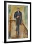 Thorvald Lochen, 1918 (Oil on Canvas)-Edvard Munch-Framed Giclee Print