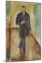 Thorvald Lochen, 1918 (Oil on Canvas)-Edvard Munch-Mounted Giclee Print