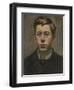 Thorvald Torgersen, 1882 (Oil on Cardboard)-Edvard Munch-Framed Giclee Print