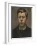 Thorvald Torgersen, 1882 (Oil on Cardboard)-Edvard Munch-Framed Giclee Print