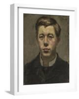 Thorvald Torgersen, 1882 (Oil on Cardboard)-Edvard Munch-Framed Giclee Print