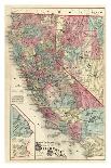 Map of Sonoma County California, c.1877-Thos^ H^ Thompson-Framed Art Print