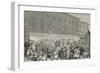 Those Arrested from Romagna Movement Being Taken to Bologna, Unification Era, Italy-null-Framed Giclee Print