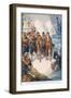 Those Cruel Men Mean't to Set Hudson Adrift on the Icy Water-Joseph Ratcliffe Skelton-Framed Giclee Print