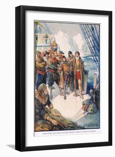 Those Cruel Men Mean't to Set Hudson Adrift on the Icy Water-Joseph Ratcliffe Skelton-Framed Giclee Print