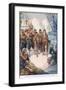 Those Cruel Men Mean't to Set Hudson Adrift on the Icy Water-Joseph Ratcliffe Skelton-Framed Giclee Print