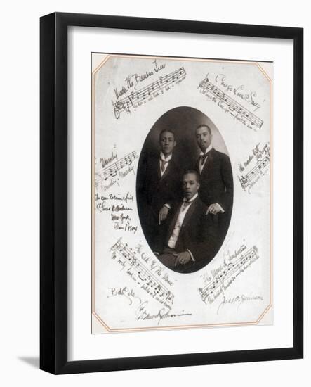 Those Ebony Offenbachs, Johnson Brothers and Cole-Science Source-Framed Giclee Print