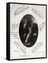 Those Ebony Offenbachs, Johnson Brothers and Cole-Science Source-Framed Stretched Canvas