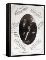 Those Ebony Offenbachs, Johnson Brothers and Cole-Science Source-Framed Stretched Canvas
