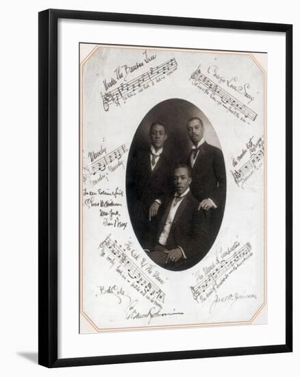 Those Ebony Offenbachs, Johnson Brothers and Cole-Science Source-Framed Giclee Print