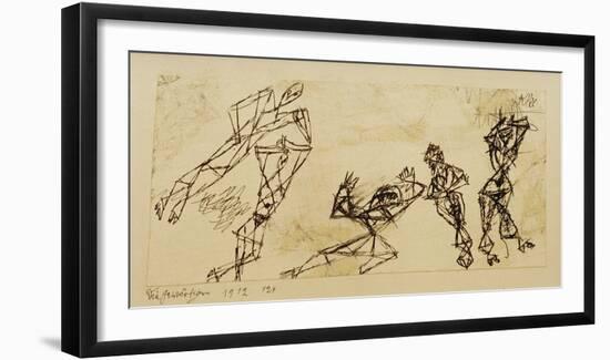 Those Present-Paul Klee-Framed Giclee Print