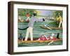 Those Summer Punts-Pat Scott-Framed Giclee Print