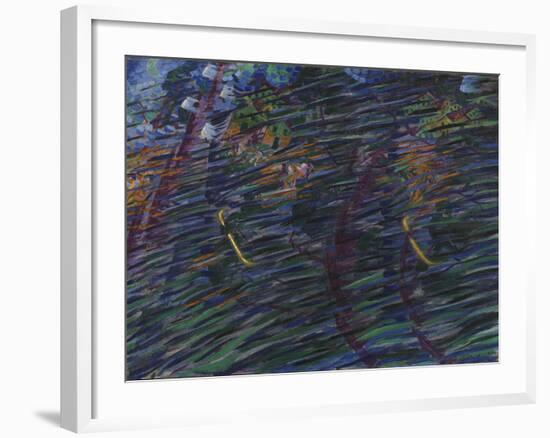 Those Who Go or Study for "States of Mind" - "Those Who Start" or Those Who Go-Umberto Boccioni-Framed Giclee Print